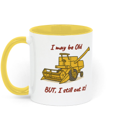 You Won't See Me for Dust Green Combine Coffee Mug - White