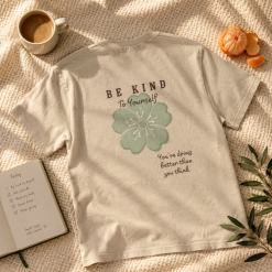 Be Kind to Yourself T Shirt – Self Care & Kindness – You’re Doing Better Than You Think – Sand T Shirt