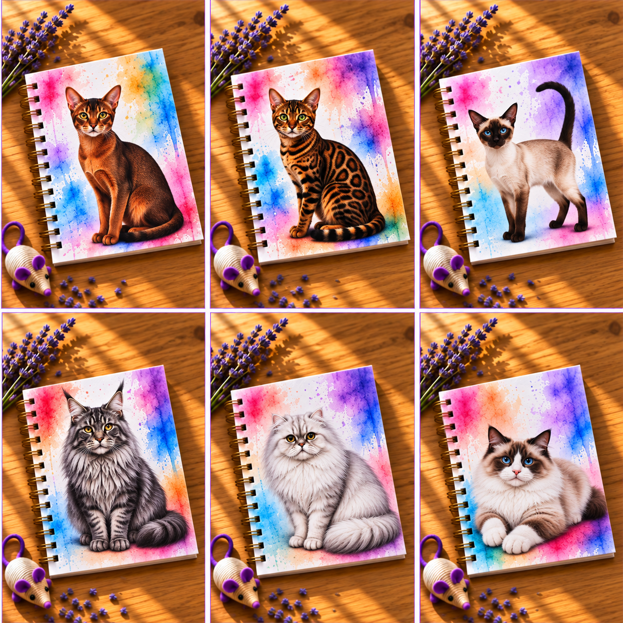 The Curious Cats Collection – Pedigree Breeds | Handmade Cat Notebooks The Curious Cats Collection – Pedigree Breeds | Handmade Cat Notebooks