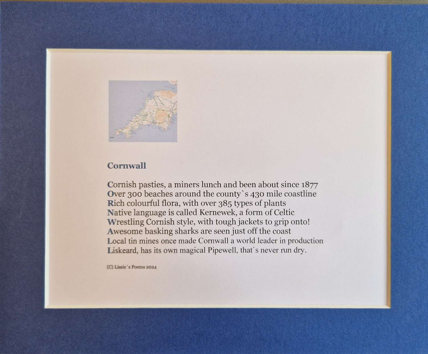 Cornwall Place name Poems 5