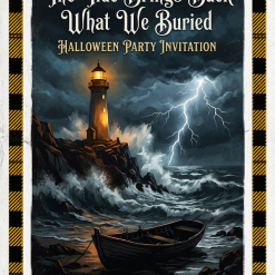 Widows Bay Halloween Invites x 13 Bundle Printable Digital Downloads