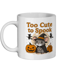 Halloween Too Cute to Spook Coffee Mug - White
