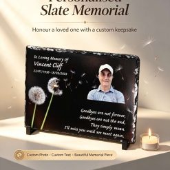 Personalised Slate Memorial - Honour Their Memory