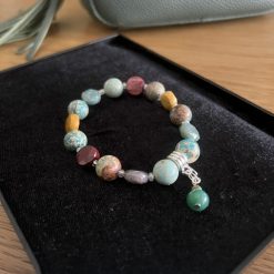 Boho Multi-gem stretch Bracelet