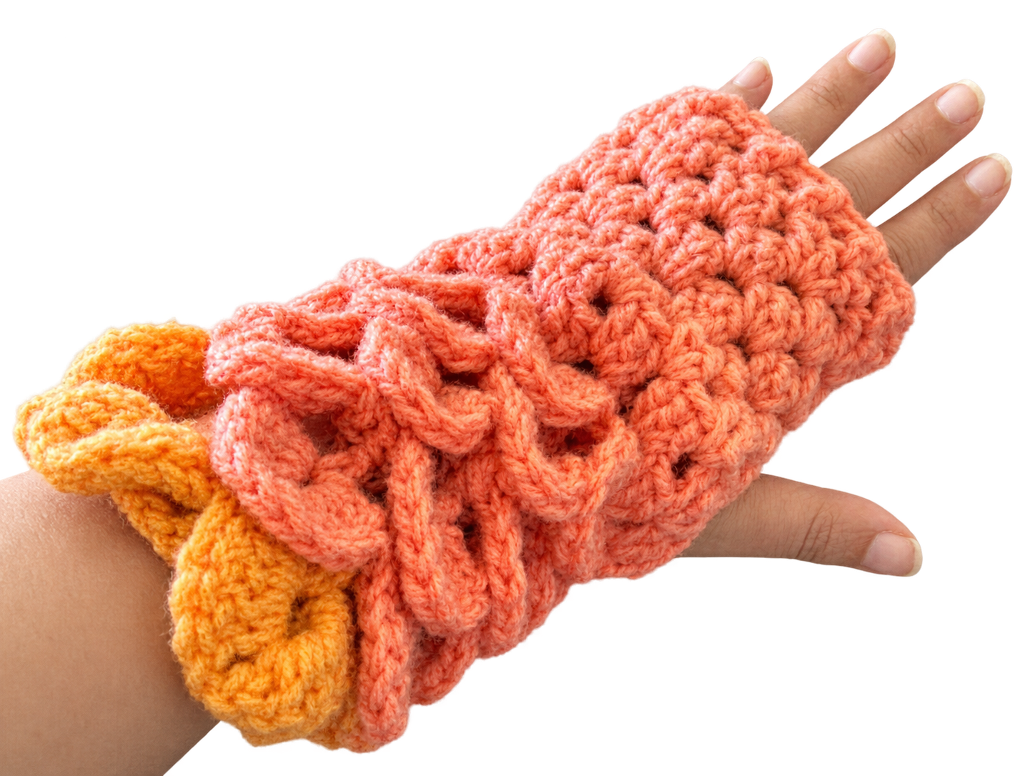 Dragon scale Fingerless Gloves Dragon scale Fingerless Gloves
