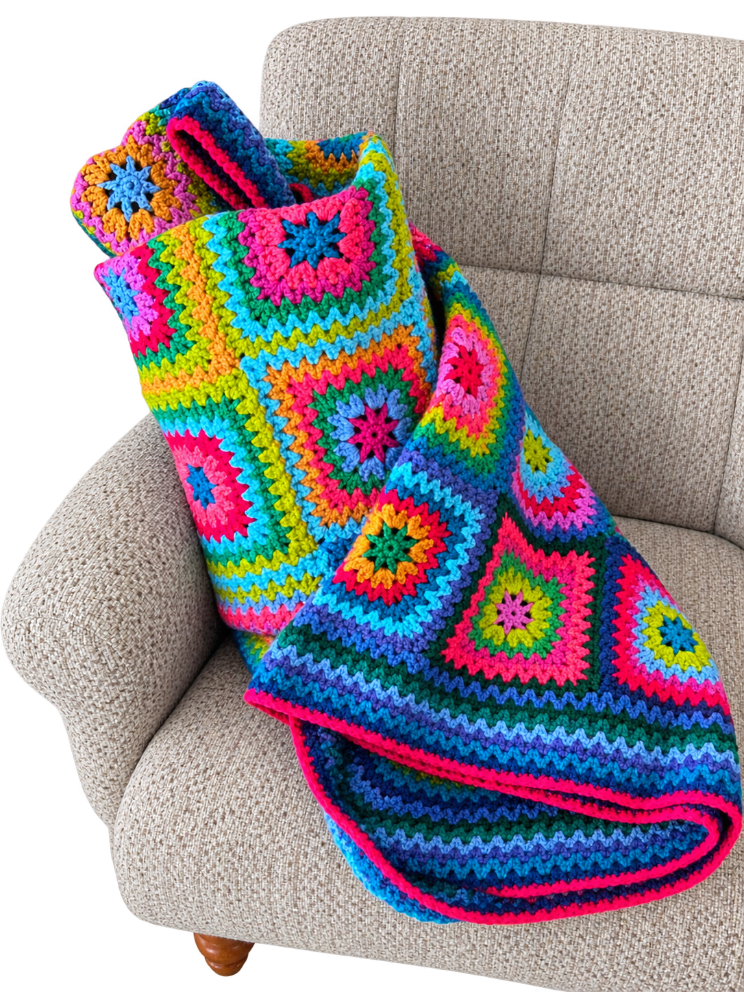 Starbright Granny Square Blanket Starbright Granny Square Blanket