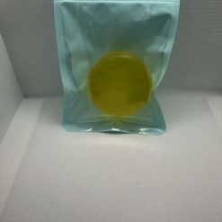 Pink rose and gold leaf soap