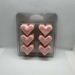 Toasted marshmallow heart wax melt 8 Toasted marshmallow heart wax melt 8
