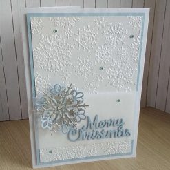 Christmas Card - Blue Snowflake