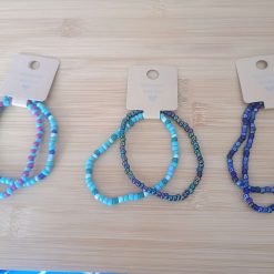 Glass Seed Bead Bracelets 7 Inches