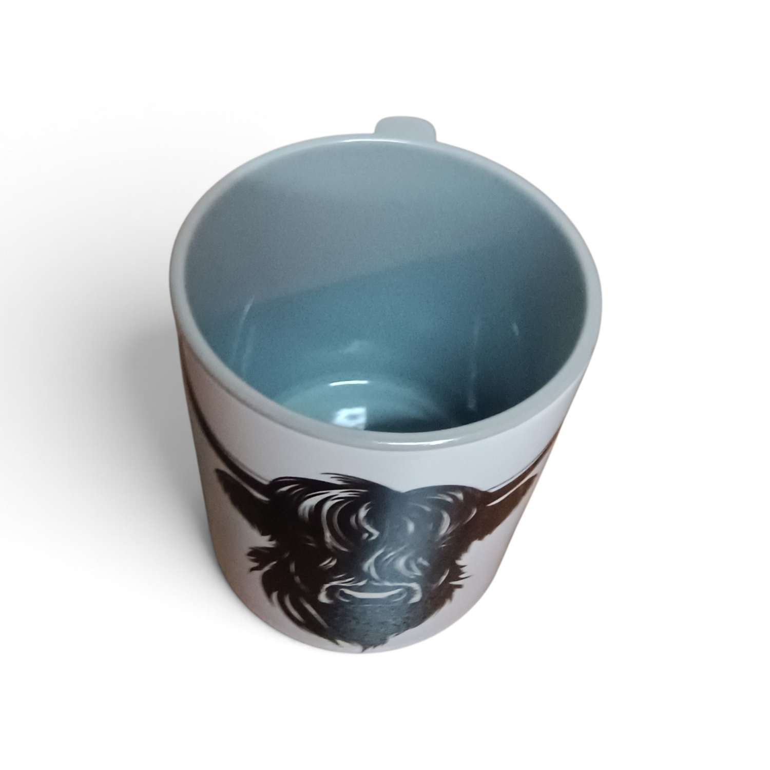 11oz Mug with Highland Cow Silhouette 11oz Mug with Highland Cow Silhouette