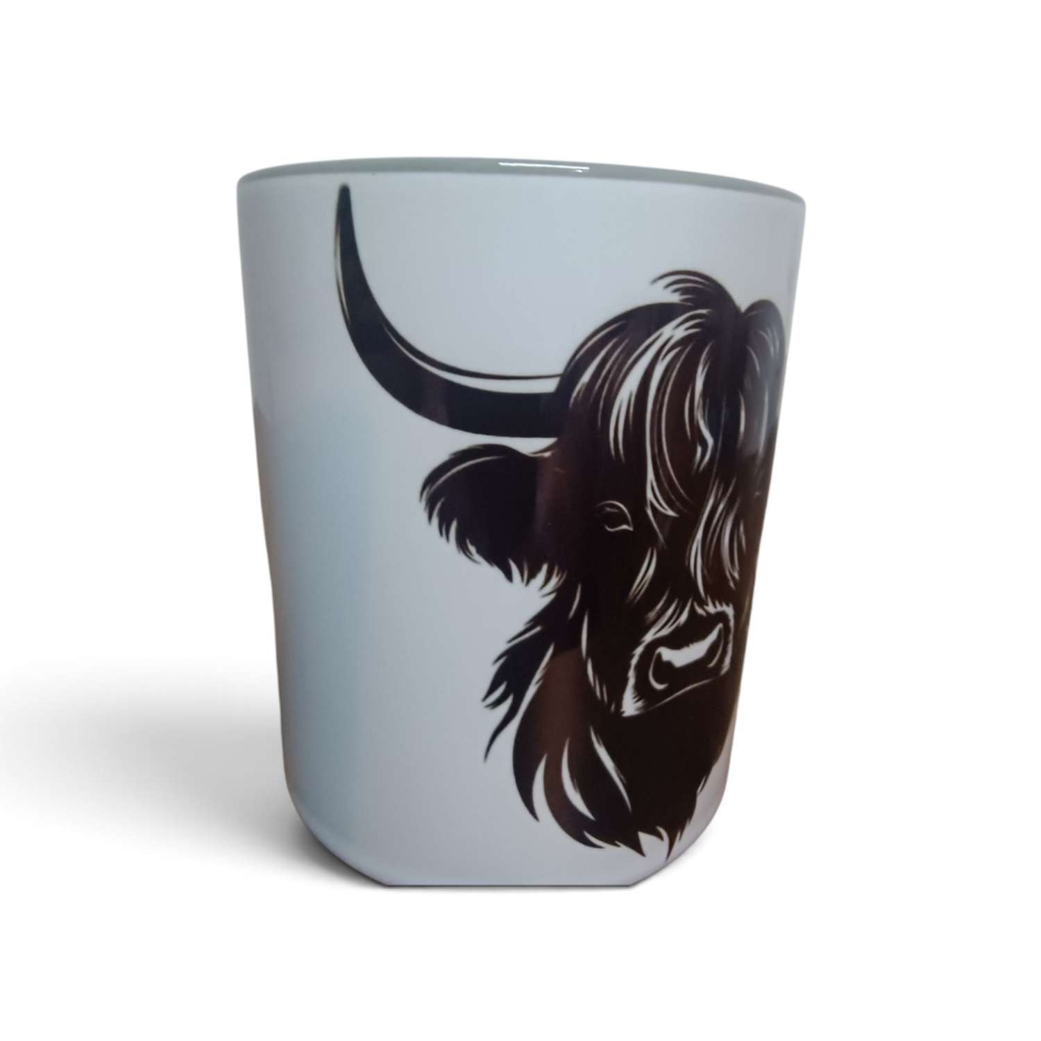 11oz Mug with Highland Cow Silhouette 11oz Mug with Highland Cow Silhouette
