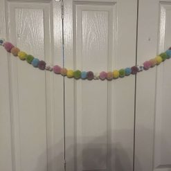 Pastel Rainbow floral garland