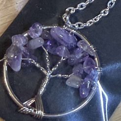 Amethyst crystal bracelet