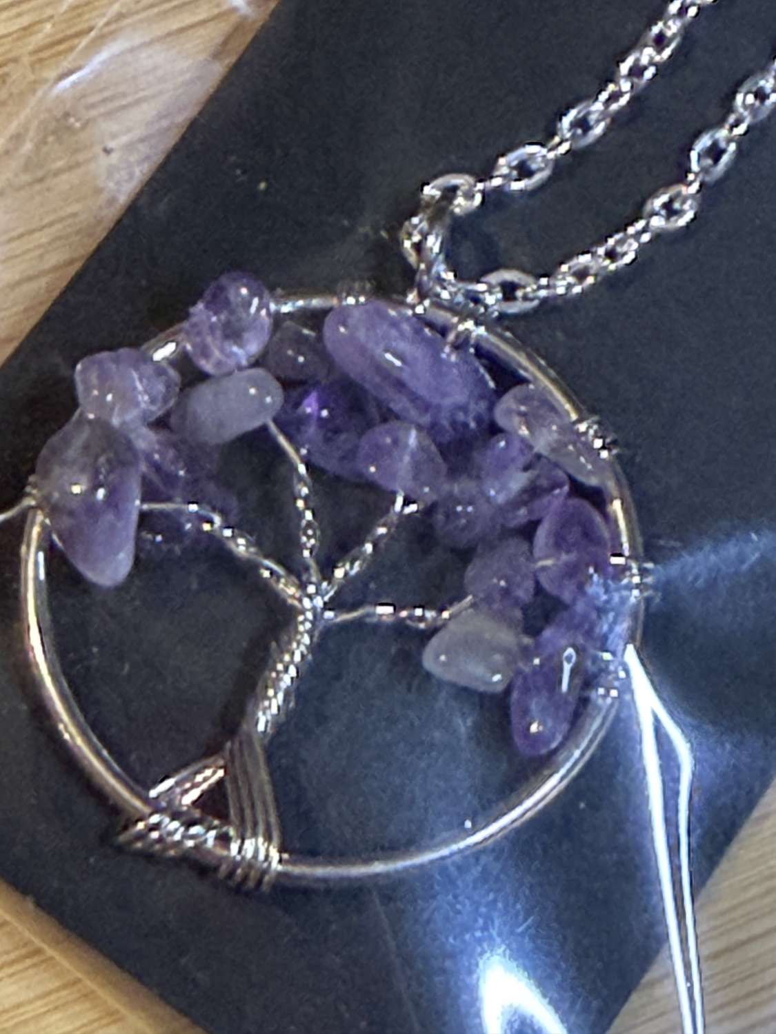 Amethyst crystal bracelet Amethyst crystal bracelet