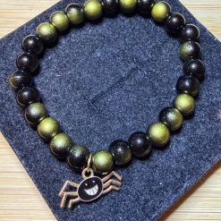 Halloween spider bracelet