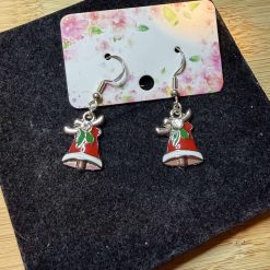 Christmas bell earrings