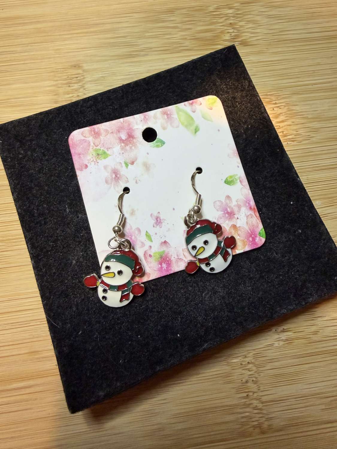 Christmas snowman earrings Christmas snowman earrings