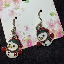 Christmas snowman earrings 3 Christmas snowman earrings 3