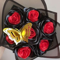 Handmade Satin Rose Bouquet