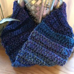 Midnight Romance Crochet Cowl - Mindful Soft Neck Warmer & Gift