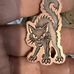 Copper Halloween cat