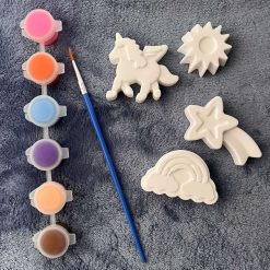 Kids Unicorn Craft Kit – Paint Your Own Rainbow Plaster Set