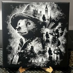 Paddington in the City - Engraved Ceramic Tile
