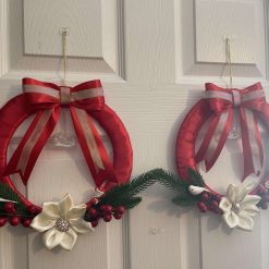 Matching Beautiful Christmas Wreaths 1