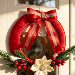 Matching Beautiful Christmas Wreaths 4