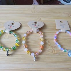 Glass bead bracelets