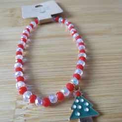 Christmas Glass Bead Bracelets size 7 inches 1