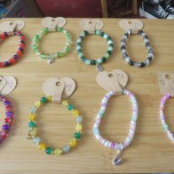 Handmade Glass Bead Bracelets- size 7.5 inches