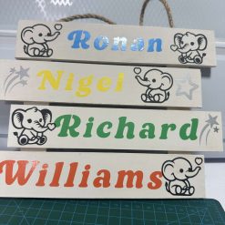 Personalised door hanger