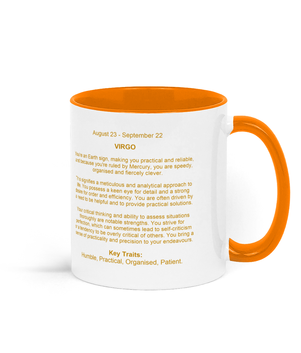 Aquarius, Astrology Coffee Mug - Blue and White Aquarius, Astrology Coffee Mug - Blue and White
