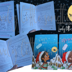 Ralph and Sprinkle Christmas countdown story activity booklets