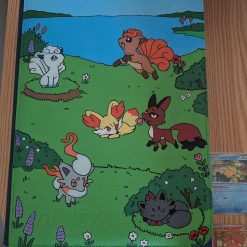 Hand painted custom TCG binder 9