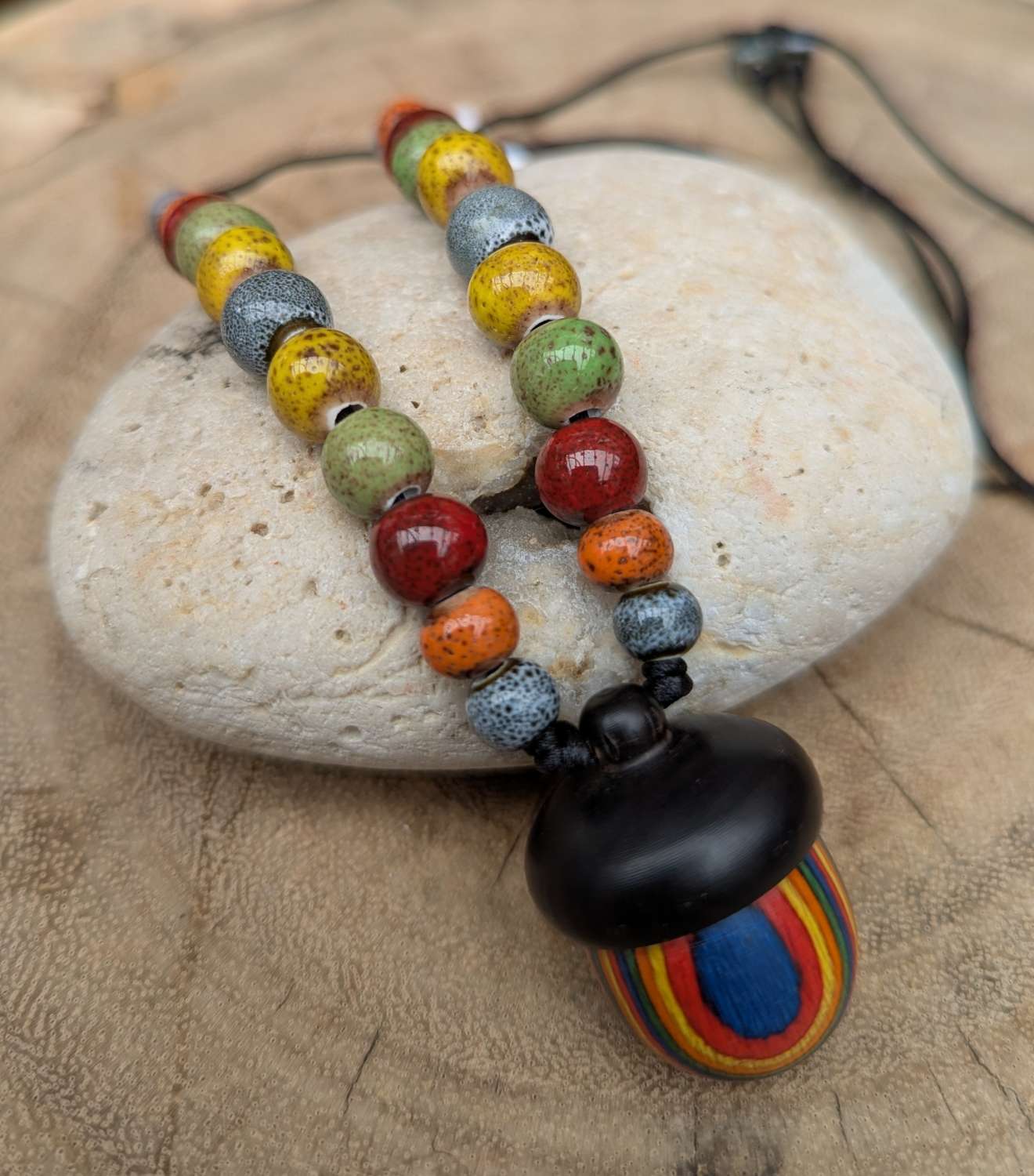 Rainbow Acorn necklace Rainbow Acorn necklace