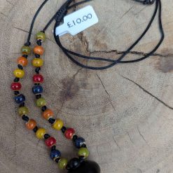 Rainbow Acorn necklace 2 Rainbow Acorn necklace 2