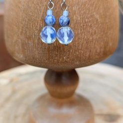 Leaf jewellery set - Opalite 1
