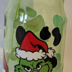 Grinch water bottle