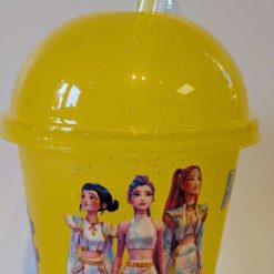 K-Pop Beaker with lid and straw
