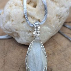 Moonstone in sterling silver