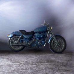 ✨ METALLIC BLUE CRUISER MOTORCYCLE RESIN DECORATION ✨