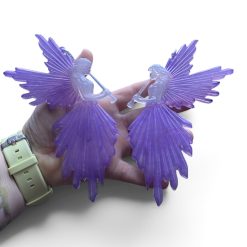 ✨ PURPLE TRUMPETING ANGELS — PAIR ✨ Custom order
