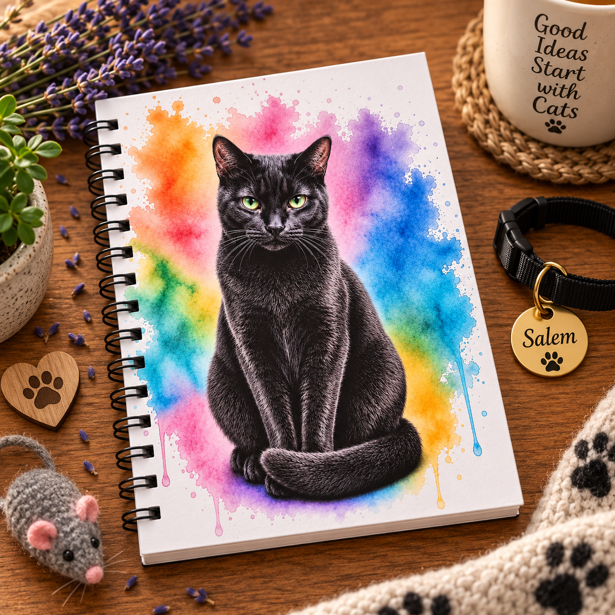 The Curious Cats Collection – Coat & Colour Handmade Cat Notebooks The Curious Cats Collection – Coat & Colour Handmade Cat Notebooks