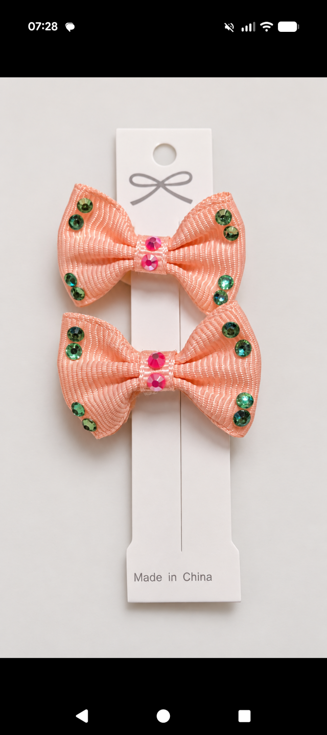 2pk Girls pink bobbles 2pk Girls pink bobbles