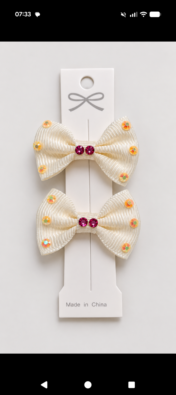 2pk Girls bobbles 2pk Girls bobbles