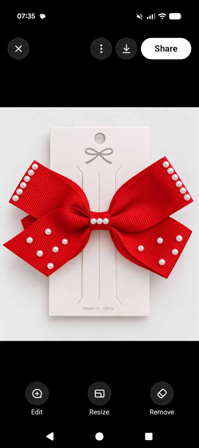 Large Red Sparkly Bow Clip Large Red Sparkly Bow Clip