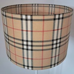 Vintage Burberry Lampshade handmade in the UK 5
